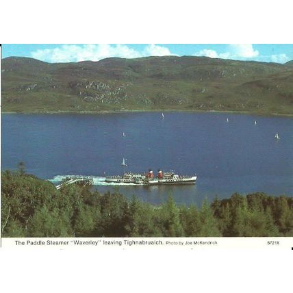 Waverley Excursions PS WAVERLEY Tighnabruaich Postcard (Whiteholme 6721X)