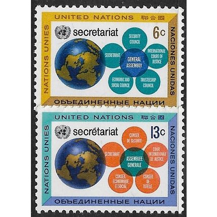 1968 Michel 196/197 - MNH (**)