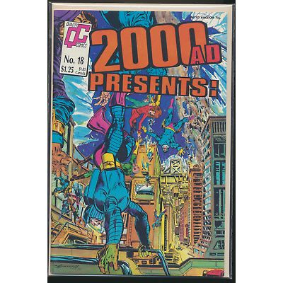 2000 AD Presents #18, 1987 Quality Comics Comic Book, High Grade
