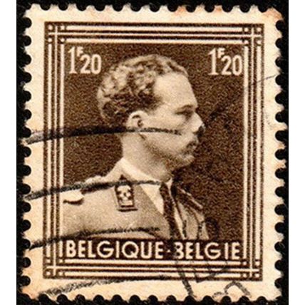 Belgium 1951 King Leopold 1.20F Used Stamp