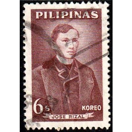 Philippine Islands 1962 Jose Rizal 6s Used Stamp