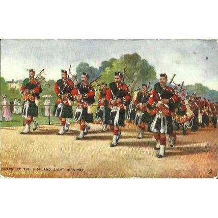 Art HLI PIPERS Postcard (Tuck Oilette 6412)