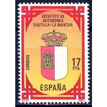 España. 1984. Mi # 2637. Castilla - La Mancha. Statute of Autonomy