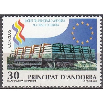 Andorra Español 1995 Michel 245 Neuf ** Cote (2008) 1.00 € Palais de l'Europe