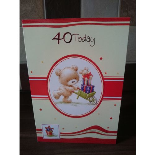 40th Birthday Card - ( CHEAP COLLECTION ONLY CARDS ) - 002