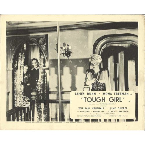 TOUGH GIRL ("That Brennan Girl") Mona Freeman F-O-H Stills (7)