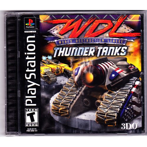 World Destruction League - Thunder Tanks Sony PlayStation - COMPLETE - Very Good
