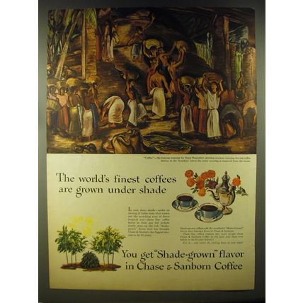 1946 Chase & Sanborn Coffee Advertisement - Coffee by Doris Rosenthal