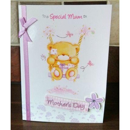 Mothers Day Card - To a Special Mum - Glitter Card (posted large letter) - 04