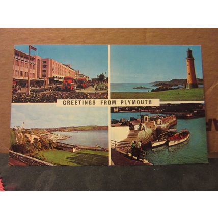 multiview, , PLYMOUTH, DEVON unused postcard by Plastichrome =