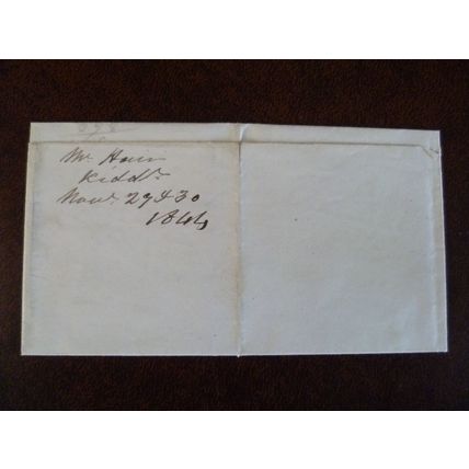 1844 GB Stourbridge Uniform 1d Post paid Free cover Kidderminster A Harris