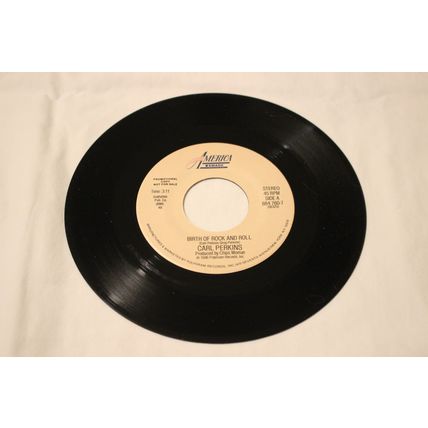 Carl Perkins Promo 45-BIRTH OF ROCK AND ROLL STEREO