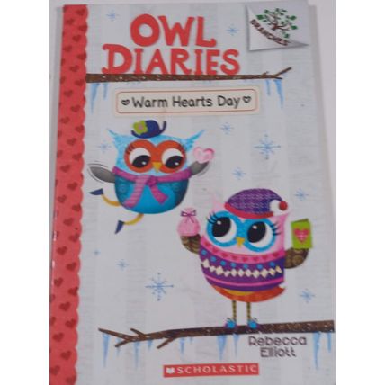 Warm Hearts Day: A Branches Book (Owl Diaries #5) - Paperback very good