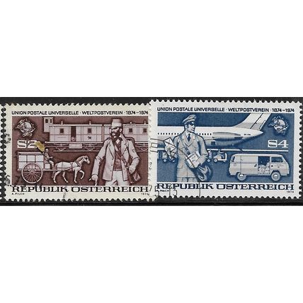 1974 Michel 1466/1467 - #2 fine used (o)