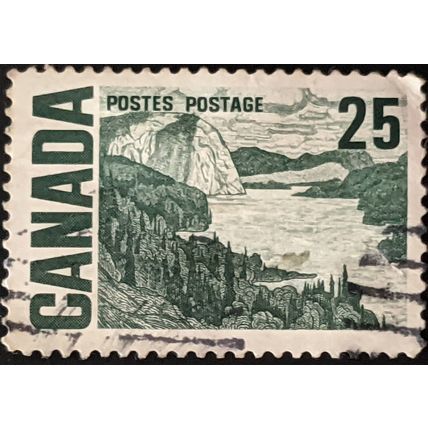 STAMP CANADA SG588 1967 25c The Solemn Land Used
