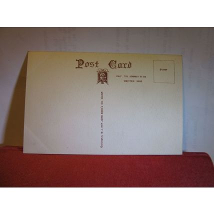 JOHN KNOX, JOHN KNOX HOUSE, EDINBURGH, Scotland unused antique postcard #