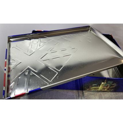 London England Churchill EMPTY Collectible Tin Storage Container Decor {}
