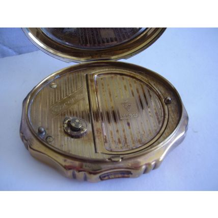 Kigu Working Musical Powder Compact 1963 Concerto 77 Series Butterfly & Blossom