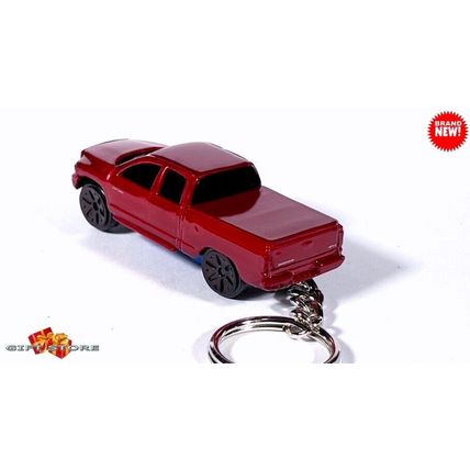 RARE KEYCHAIN RED DODGE RAM 1500 TINTED WINDOWS CUSTOM Ltd Ed GREAT GIFT