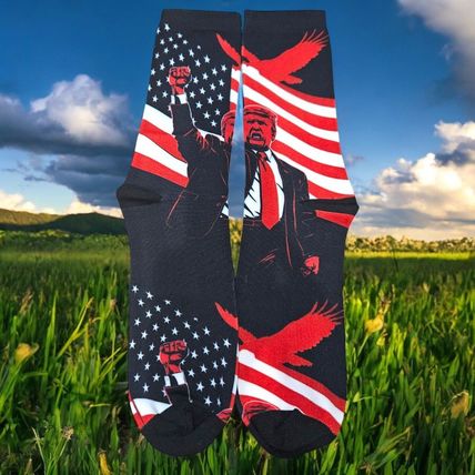 Trump Socks - Assassination Attempt - Stars & Strips
