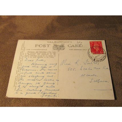1930s Postcard - Helvellyn, Lake District Cumbria - Artist E.H Thompson A441