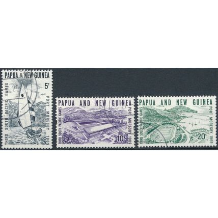 3rd South Pacific Games - Papua New Guinea 1969 - F H - SG 156/8