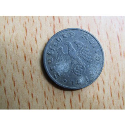 1943a 1 Pfennig Germany Third Reich Coin