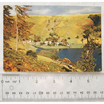 1962 postcard Watendlath Hamlet & Tarn