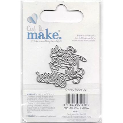 Cut & Make. Sandy Toes Die Set. Die Cutting Cardmaking Scrapbooking Crafts