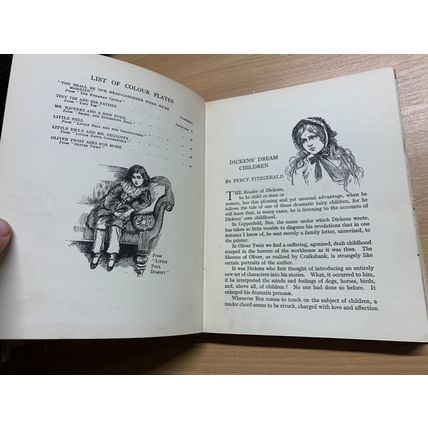 1915 "STORIES OF CHILDREN FROM DICKENS" H COPPING ART FICTION ANTIQUE BOOK (P4)