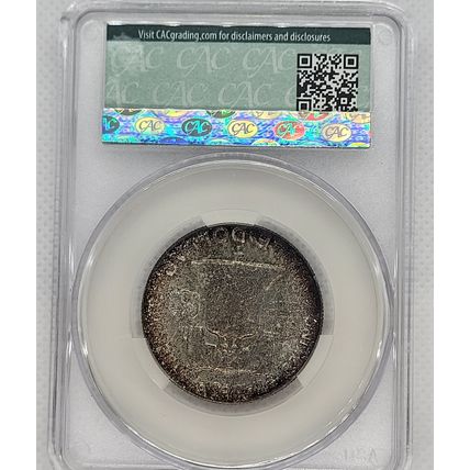 Monster Toned 1958 D Franklin Half Dollar MS66 CAC