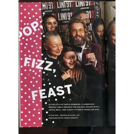 FOOD & WINE MAGAZINE COOKIE CRUSH "The CELEBRATION Issue" NEW DEC. 2020