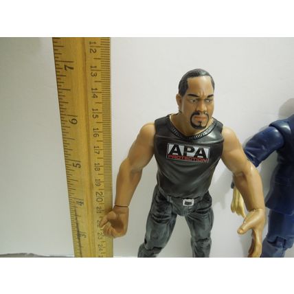 WWF WWE JAKKS Titan Tron Live Action Figures Lot - Faarooq APA, Steven Richards