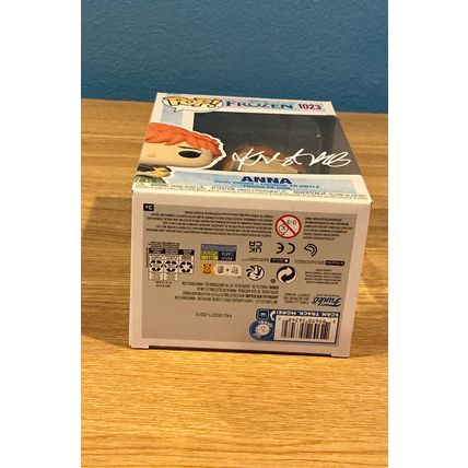 Funko Pop! Disney - Anna #1023 Facsimile Laser Autographed (Box & Protector)