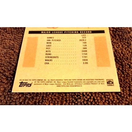 2022 Topps Chrome # 179 Dave Stewart Pitcher Oakland A"s 9.0 Mint Or Better