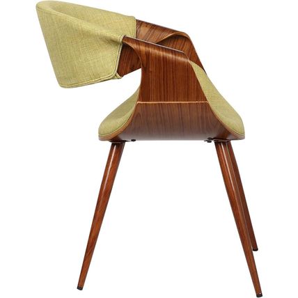 Armen Living Butterfly Mid Century Modern Dining Chair for Kitchen Office Desk V