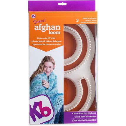 Authentic Knitting Board Afghan Knitting Loom for Blankets, Loom Knitting Blanke