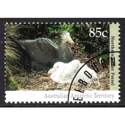 AAT 1992: REGIONAL WILDLIFE - 85c NORTHERN GIANT PETREL CTO FULL GUM (G12)