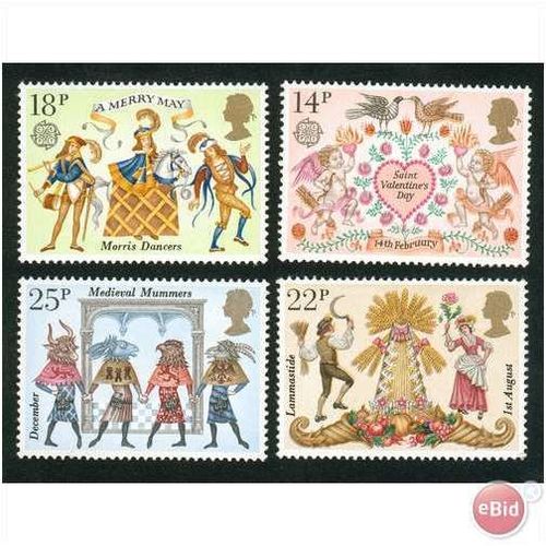 GB stamps 1981 MNH set - SG 1143-1146 - Folklore