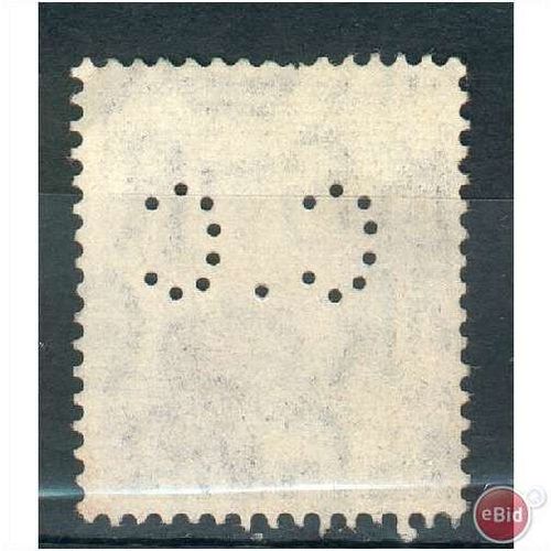 GB stamps 1937-47 KGV1 - 3d violet SG467 perfin - 3