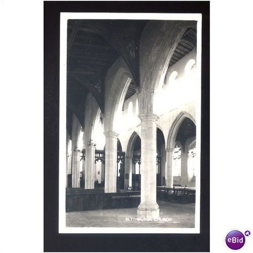 Suffolk BLYTHBURGH Church Interior Postcard