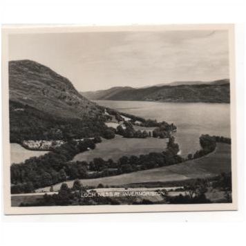 Loch Ness, Scotland view at Invermoriston Vintage real photo snapshot