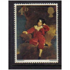 1967 GB Q.E.11 4D BRITISH PAINTINGS MNH SG748