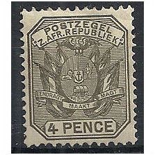 Transvaal 1895 SG209 4d Olive-Black Mounted Mint .. .