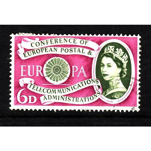 GREAT BRITAIN 1960 6d EUROPA SG 621 FINE USED#2