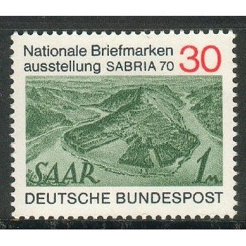 Germany 1970 - SG1519 - "Sabria 70" Stamp Exhibition, Saarbrucken (unused)