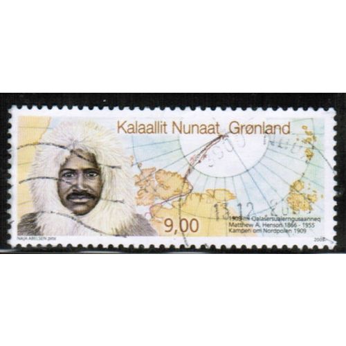 2009 Greenland Sc# 543 used - Explorer Henson 9.00kr