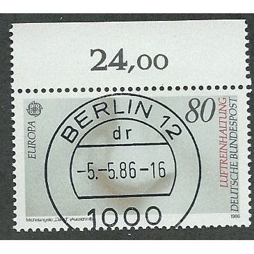 GER 1986 80pf 'EUROPA' FINE USED (EBID49-410)