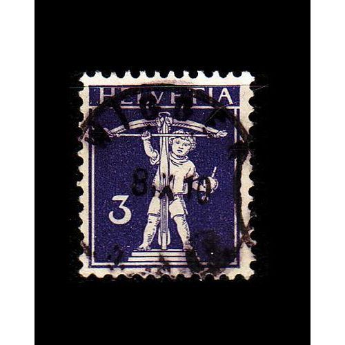 SCHWEIZ SWITZERLAND [1909] MiNr 0112 I ( O/used )