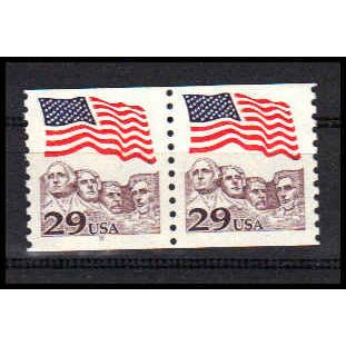 2523 29c U.S. Flag Very Fine MNH CNP Left 9 PA1224